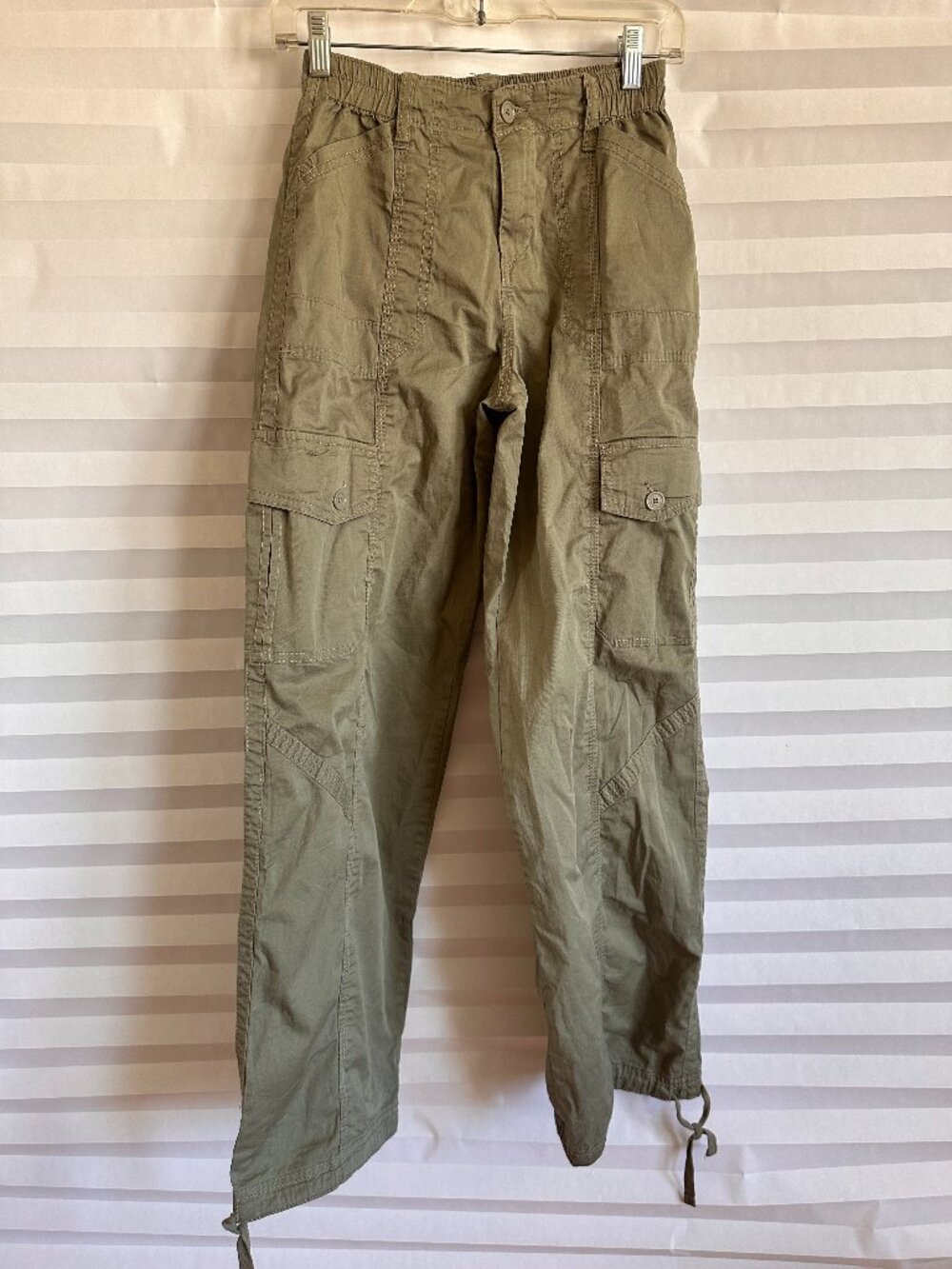 Unionbay UB 81 Tan Cargo Pants Size 25W Y2K Streetwear Utility